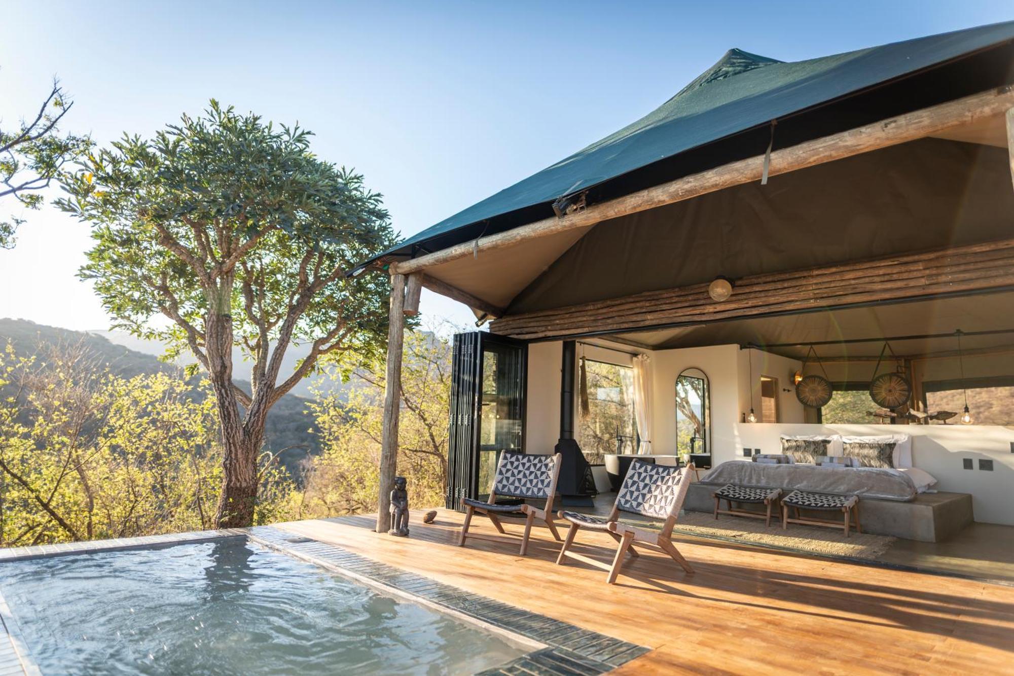 Sasi Africa Luxury Tented Bush Lodge Bergville Exterior foto