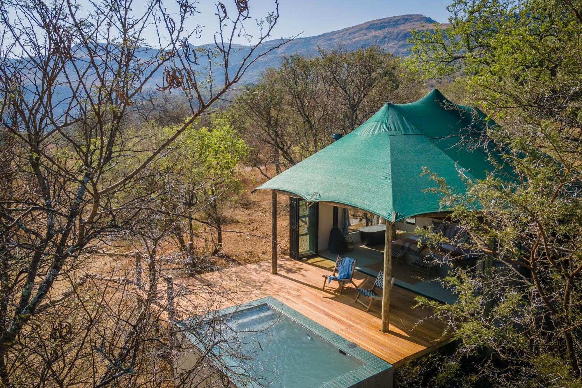 Sasi Africa Luxury Tented Bush Lodge Bergville Exterior foto